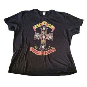 Guns N Roses Appetite for Destruction Graphic Band T-Shirt Size 2X